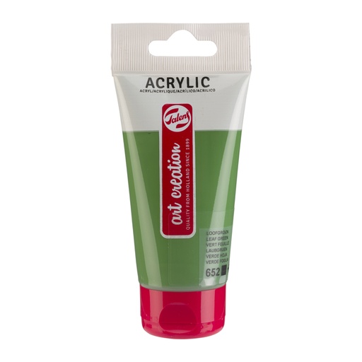 [1419106] Peinture acrylique Talens Art Creation 652 Vert feuille tube 75ml