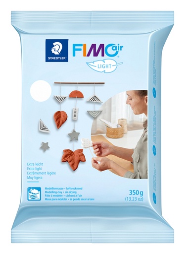 [1419367] Boetseerklei Staedtler Fimo air light 8130 350 gram wit