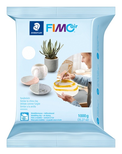 [1419374] Boetseerklei Staedtler Fimo air 8101 1000 gram wit