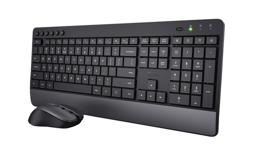 [1398951] Clavier Trezo Eco Comfort + souris noir