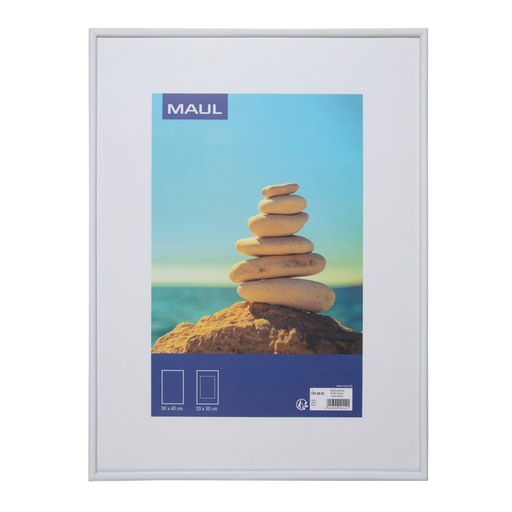 [1419611] Cadre photo MAULart 30x40cm plastique cadre blanc