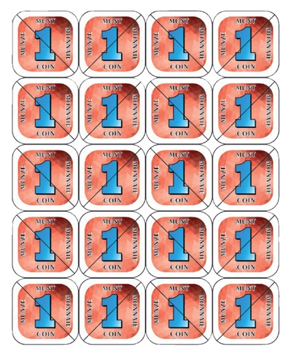 [062498] Jeton sécable CombiCraft 200 pièces rouge