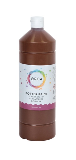 [1406688] Gouache Qrea marron foncé 1000ml