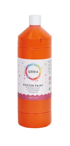 [1406693] Plakkaatverf Qrea oranje 1000ml