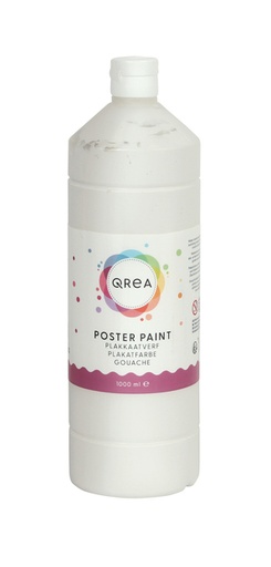 [1406700] Gouache Qrea blanc 1000ml