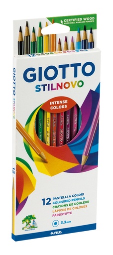[1406743] Kleurpotlood Giotto Stilnovo set à 12 kleuren