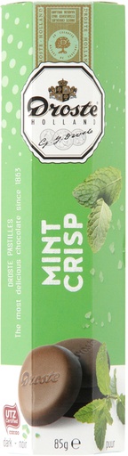 [1421278] Chocolat Droste pastilles noir menthe crisp 85g