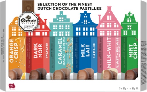 [1421282] Chocolat Droste pastilles 6 packs tube 510g