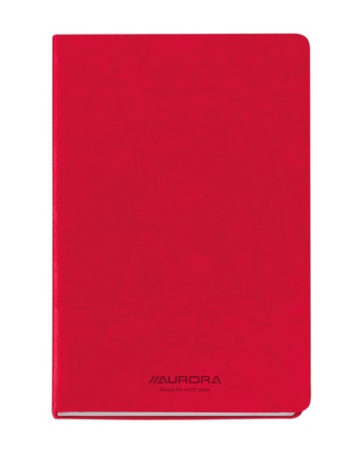 [1407582] Notitieboek Aurora Capri A5 192blz lijn 80gr rood