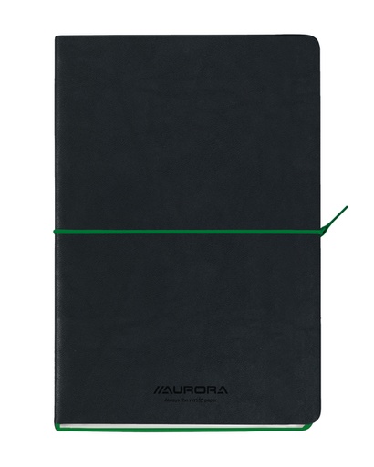 [1407595] Carnet de notes Aurora Tesoro A5 192 pages ligné 80g vert