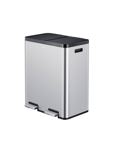 [1421901] Pedaalemmer EKO Essential Recycler 2x30 liter rvs