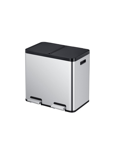 [1421903] Pedaalemmer EKO Essential Recycler 2x22 liter rvs