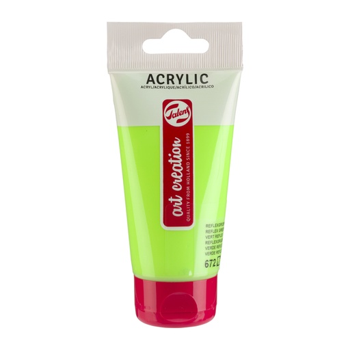 [1407000] Peinture acrylique Talens Art Creation 672 Vert Reflex tube 75ml