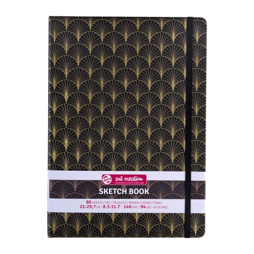 [1407017] Schetsboek Talens Art Creation 80 vel 140gr 210x297mm art deco