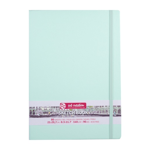 [1407021] Schetsboek Talens Art Creation 80 vel 140gr 210x297mm frisse munt