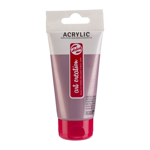 [1407043] Peinture acrylique Talens Art Creation 833 Rose métallique tube 75ml