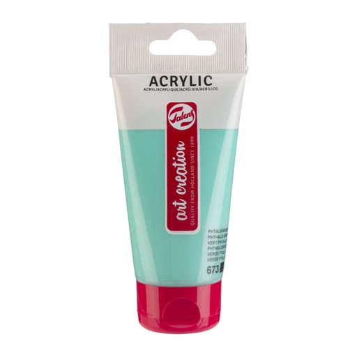 [1407051] Peinture acrylique Talens Art Creation 673 Vert Phtalo tube 75ml