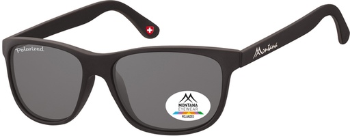 [1420298] Lunettes de soleil Montana noir mat verre fumé polarisé