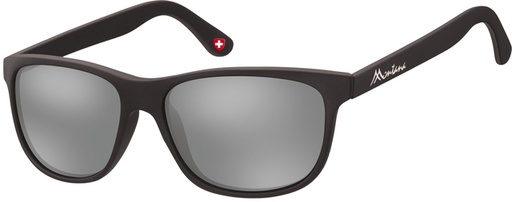 [1420308] Lunettes de soleil Montana noir mat Revo verre miroir