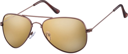 [1420323] Lunettes de soleil Montana café Revo verre brun