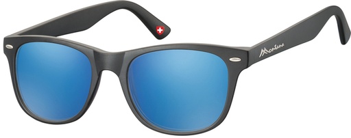 [1420330] Lunettes de soleil Montana noir Revo verre bleu