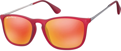 [1422370] Lunettes de soleil Montana rouge verre rouge