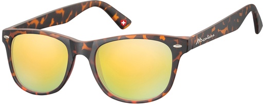 [1422374] Lunettes de soleil Montana Turtle verre jaune