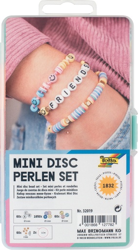 [1407602] Perles Folia mini disc set 1832 pièces assorti