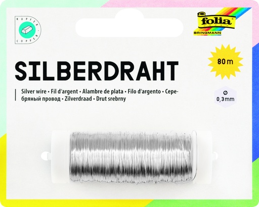 [1407611] Zilverdraad Folia 0.3mmx80m
