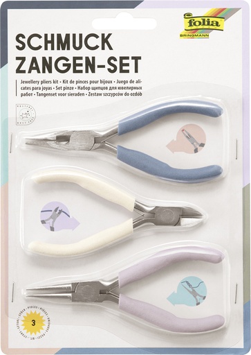 [1407624] Sierraden tangen Folia set á 3 stuks
