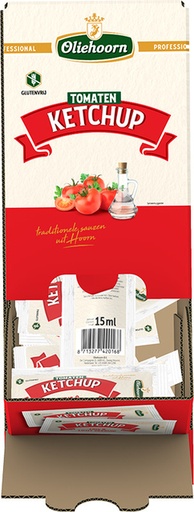[1422351] Tomatenketchup Oliehoorn sachet 150x15ml 150 stuks