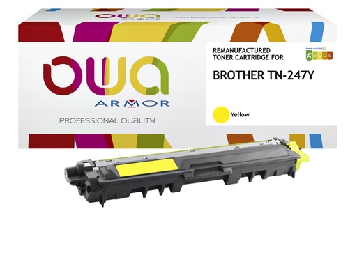 [1422140] Toner OWA alternative pour Brother TN-247Y jaune