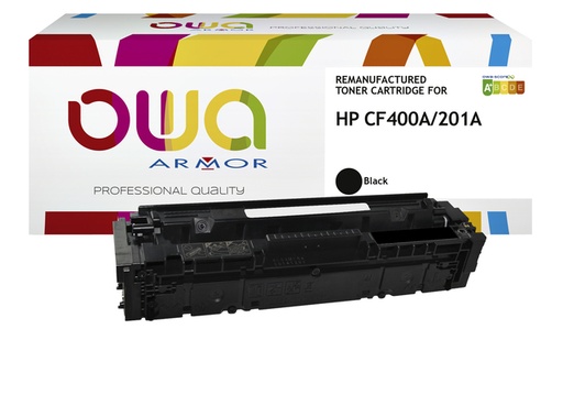 [1422155] Tonercartridge OWA alternatief tbv HP CF400A zwart