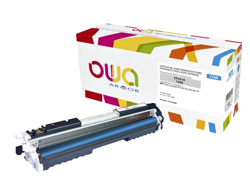 [1422157] Cartouche toner OWA alternative pour HP CF351A bleu