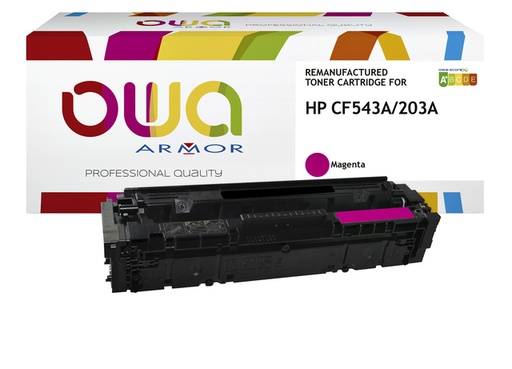 [1422179] Cartouche toner OWA alternative pour HP CF543A rouge