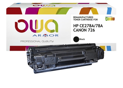 [1422211] Cartouche Toner OWA alternative pour HP CE278A noir