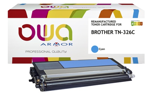 [1422227] Toner OWA alternative pour Brother TN-326C bleu