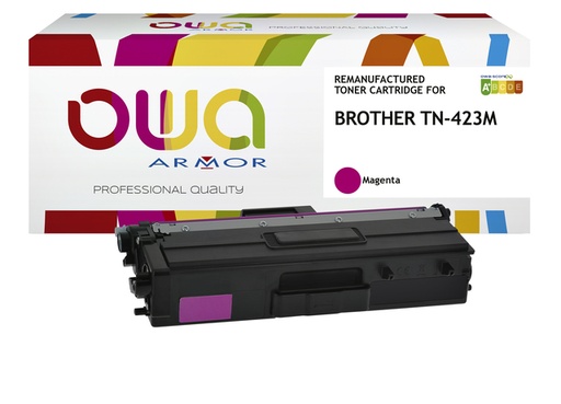 [1422229] Cartouche toner OWA alternative pour Brother TN-423M rouge