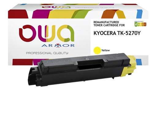 [1422230] Toner OWA alternatief tbv Kyocera TK-5270Y geel