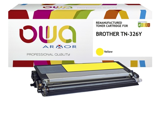 [1422233] Cartouche toner OWA alternative pour Brother TN-326Y jaune