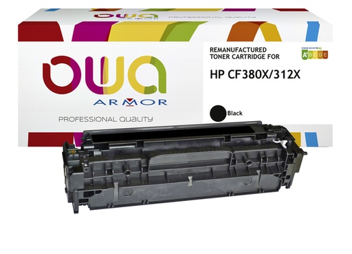 [1422234] Cartouche toner OWA alternative pour HP CF380X noir