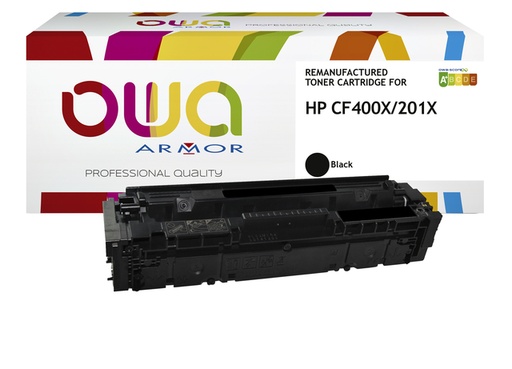 [1422301] Cartouche toner OWA alternative pour HP CF400X noir