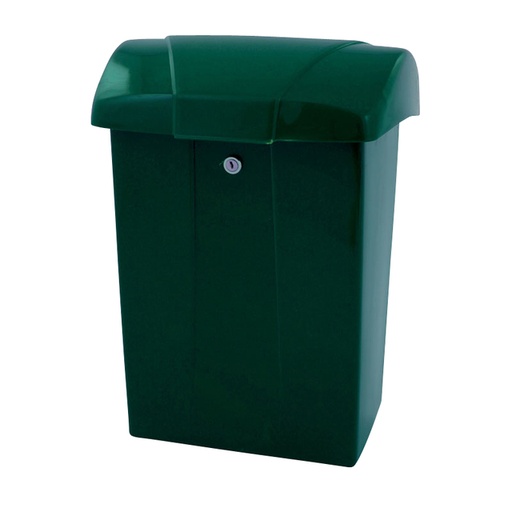 [1422366] Boîte à lettres Vepa Bins avec rabat plastique vert