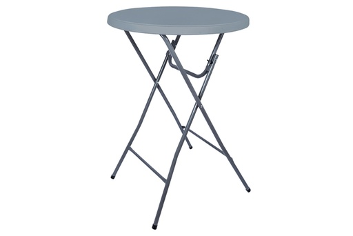 [1422376] Table haute BRASQ 80cm BT100 gris