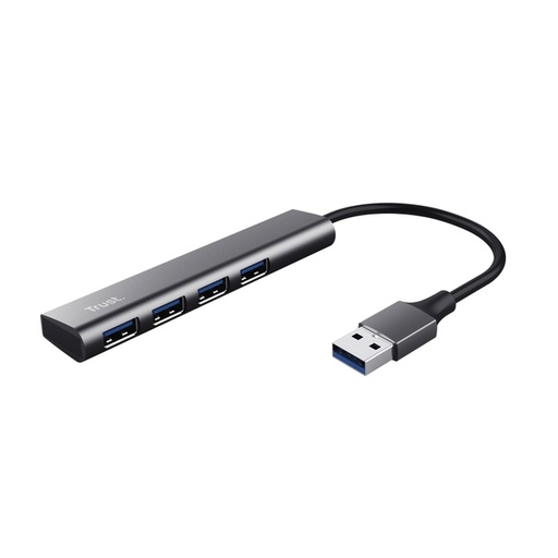 [1422737] Hub Trust Halyx 4-port USB-A zilver