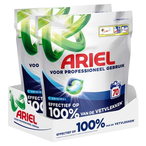 [1422041] Lessive Ariel Prof All-one Regular 70 capsules