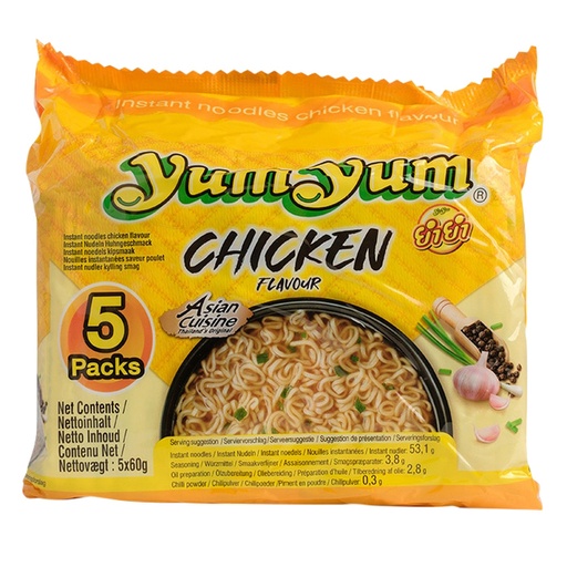 [1421715] Noodles Yum Yum kip bami 5-pack 5x60gr