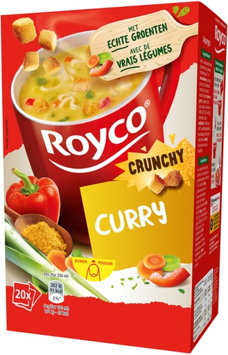 [1421553] Soep Royco crunchy curry 20 zakjes