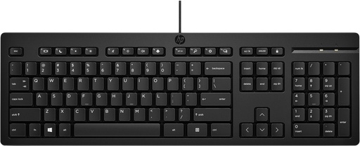 [1421801] Toetsenbord HP 125 Qwerty zwart