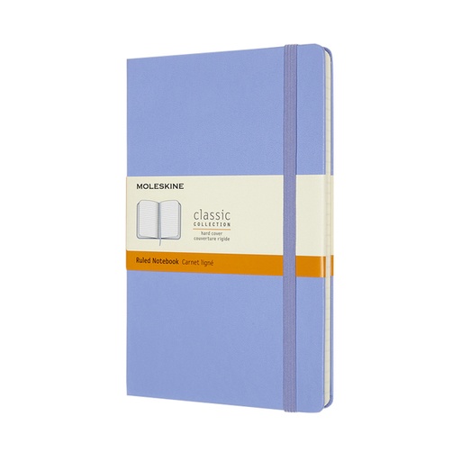 [1422871] Notitieboek Moleskine large 130x210mm lijn hard cover hydrangea blue